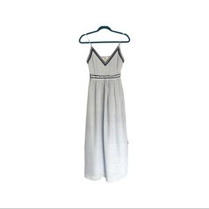 Japna Stripped Blue and White Maxi Dress